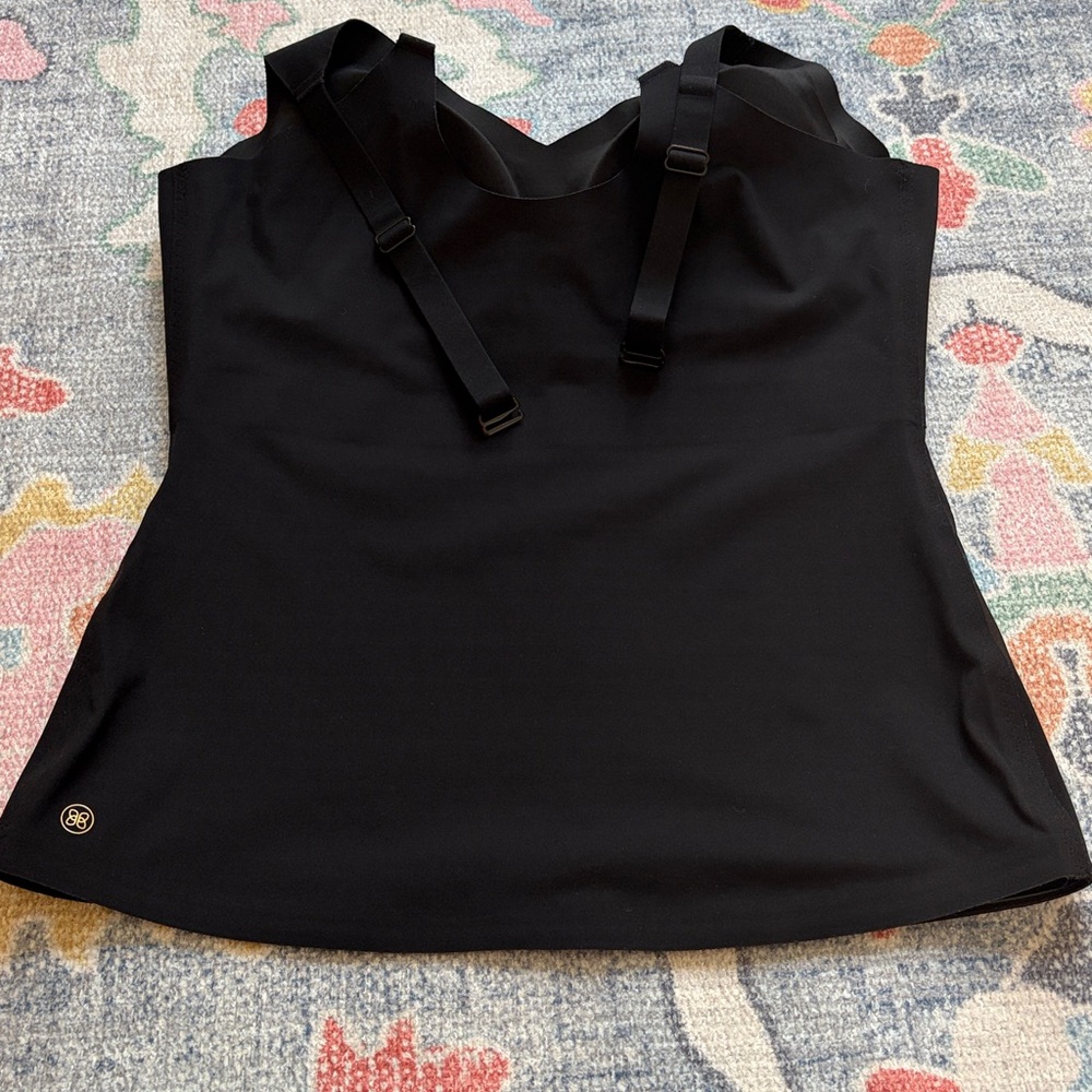 Honeylove LiftWear Cami in black, built-in, wireless bra, compression, L - Picture 12 of 12
